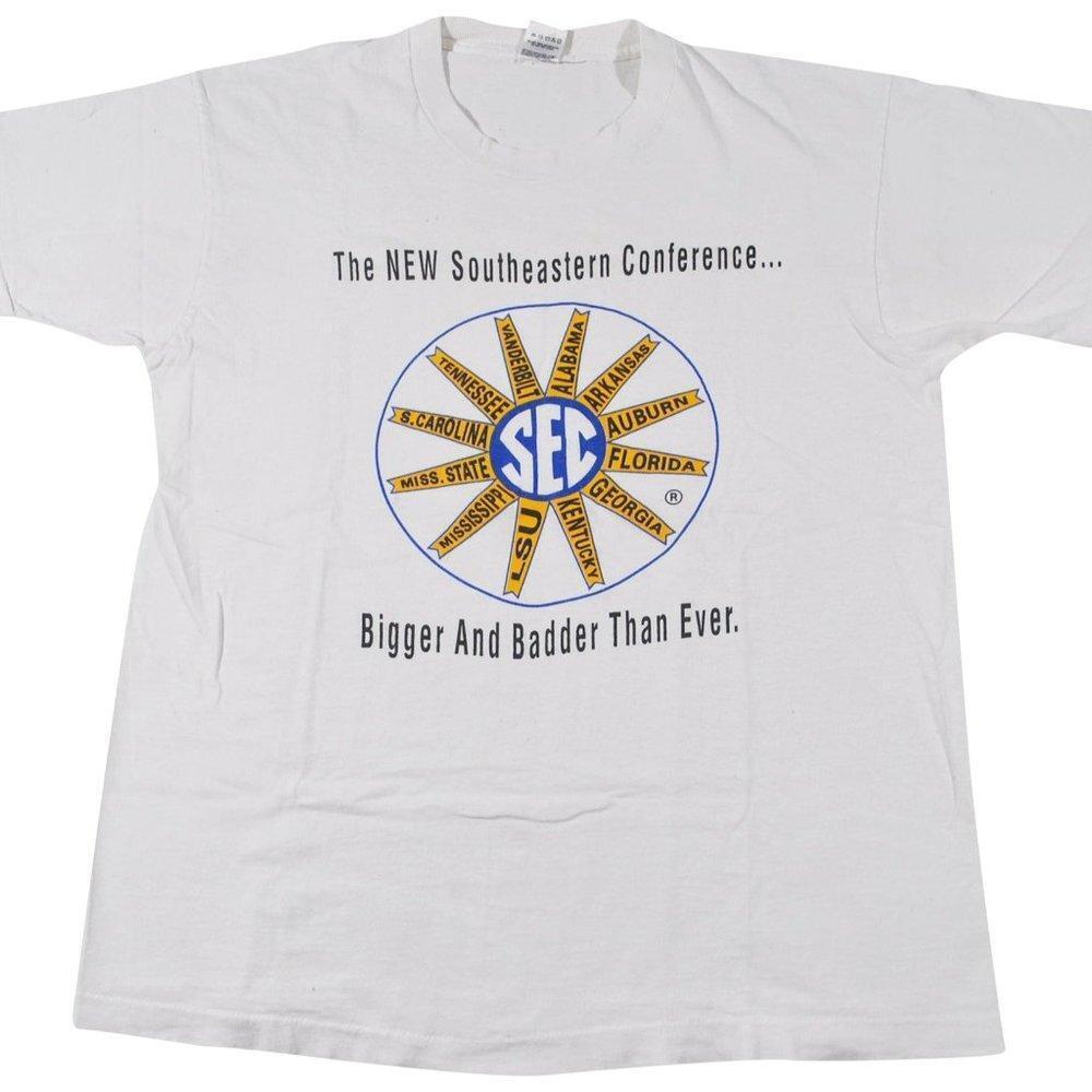 Sec Football 90S Shirt The New Southeastern Conference Bigger Badder Tee